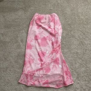 Pink Long Skirt
